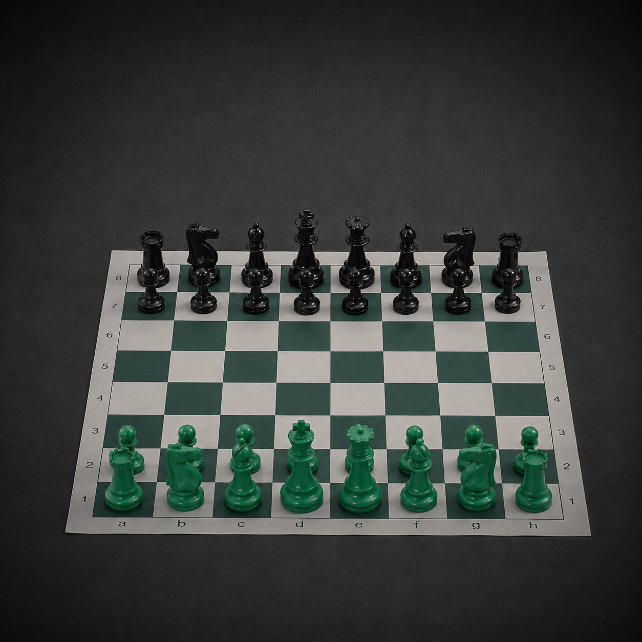 Custom Full chess sets (roll up board, pieces , draw string bag for set ) 3